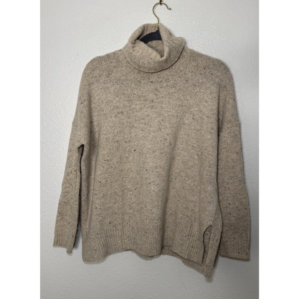 Vince 80% Wool  Side Slit Turtleneck Sweater Knit Women's Size XS